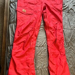 DC Red Snowboarding pants